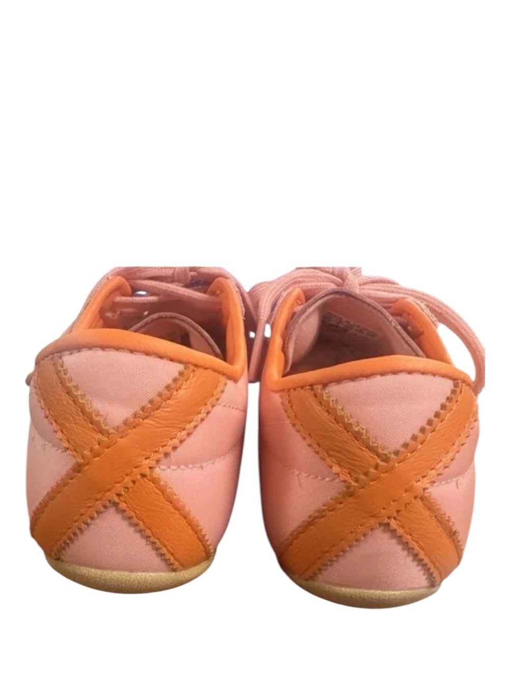 adidas ~ Sneakers ~ NIB ~ Pink & Orange ~Women’s 7.5 ~ Low Profile Gum Sole - Picture 6 of 7